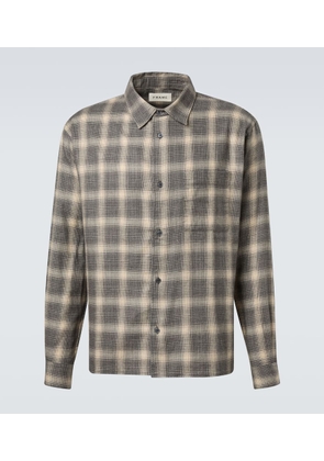 Frame Plaid cotton shirt