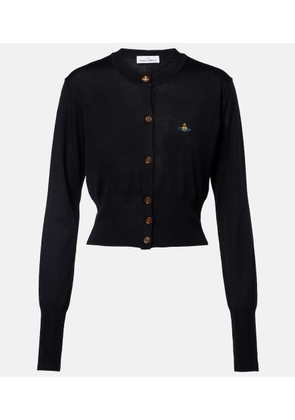 Vivienne Westwood Bea cropped wool and silk cardigan