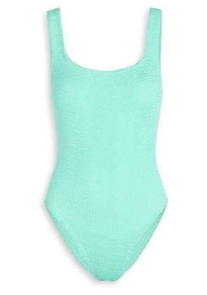 Hunza G Crinkle Swimsuit - Mint - One Size