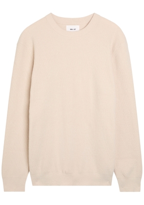 NN07 Danny Ribbed Knit Jumper - Ivory - XL