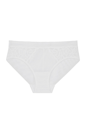 Wacoal Raffine Lace Briefs - White - XL (UK16 / XL)