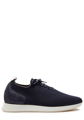 Aurélien Colour-blocked Knit Sneakers - Navy - 45 (IT45 / UK11)