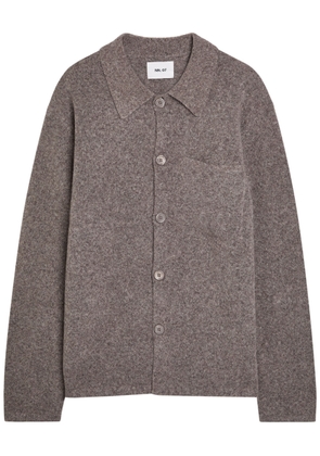 NN07 Jonas Brushed Wool-blend Overshirt - Light Brown - XL