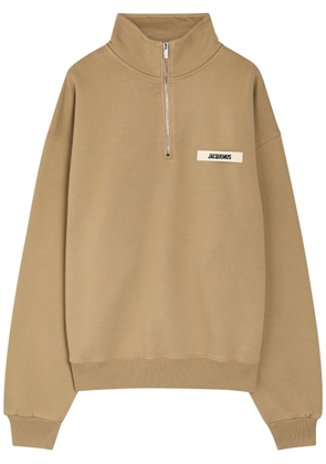 Jacquemus Le Camionneur Gros Grain Cotton Sweatshirt - Beige - M