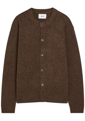NN07 Jasper Wool-blend Cardigan - Brown - L