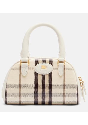Burberry Highlands Small canvas top-handle bag