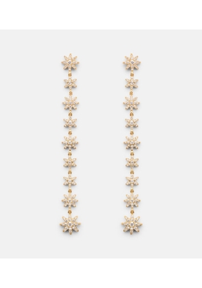 David Yurman Starburst 18kt gold drop earrings with diamonds