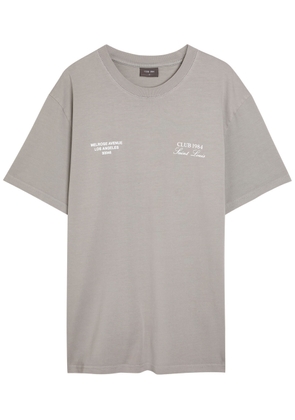 Club 1984 Melrose Printed Cotton T-shirt - Grey - Xxl