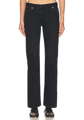 The Row Riaco Straight Leg in Black - Black. Size 27 (also in ).