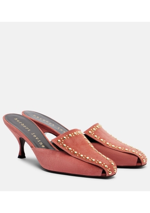Herbert Levine Bright Idea 70 embellished suede mules