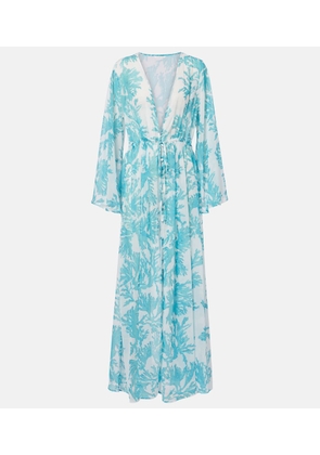 Alexandra Miro Chloe floral georgette kaftan