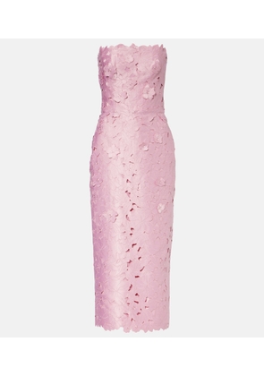 Costarellos Astelle guipure lace cocktail dress