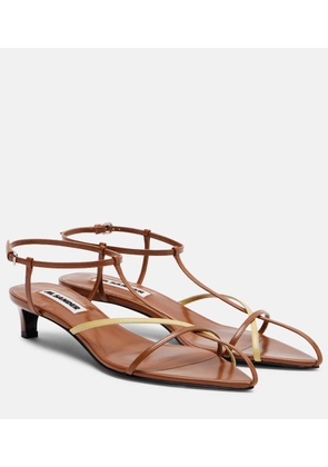 Jil Sander 35 leather sandals