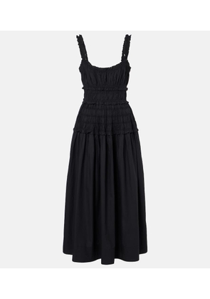 Doen Marianne cotton poplin midi dress