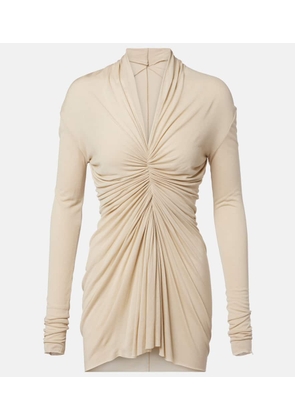 Rick Owens Radiance gathered top