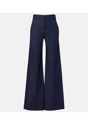 Veronica Beard Crue wide-leg jeans