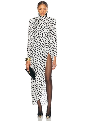Ronny Kobo Ariane Dress in Ivory & Black - White. Size S (also in ).