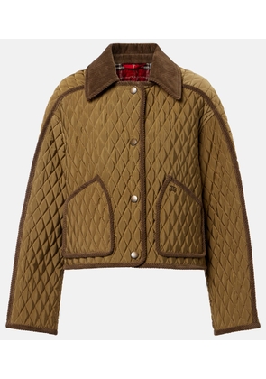 Burberry Floriston quilted jacket