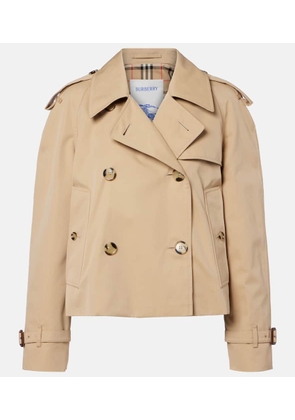 Burberry Cropped cotton gabardine jacket
