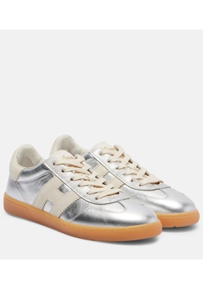 Hogan Cool metallic leather sneakers