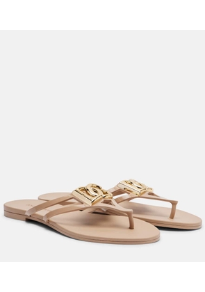Dolce&Gabbana DG thong sandals