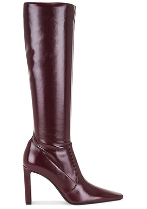Saint Laurent Francoise Boot in Vintage Bordeaux - Wine. Size 37.5 (also in ).