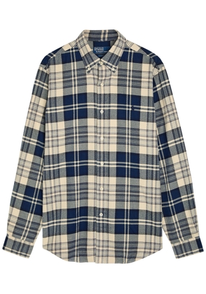 Polo Ralph Lauren Plaid Flannel Shirt - Navy - L