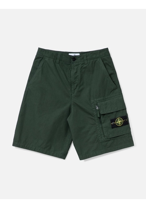 Canvas Weave Cotton Shorts