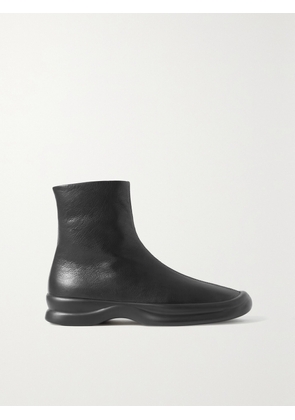 The Row - Town Leather Ankle Boots - Black - IT35,IT35.5,IT36,IT36.5,IT37,IT37.5,IT38,IT38.5,IT39,IT39.5,IT40,IT40.5,IT41,IT41.5,IT42