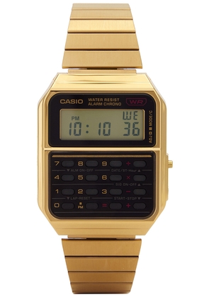 Casio CA500 Series Watch in Metallic Gold.