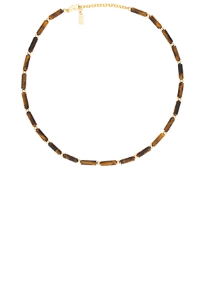 Eliou Erec Necklace in Brown.
