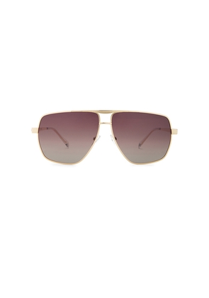 Banbe The Grace Sunglasses in Metallic Gold.