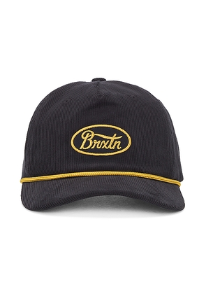 Brixton Parsons Netplus Snapback in Black.
