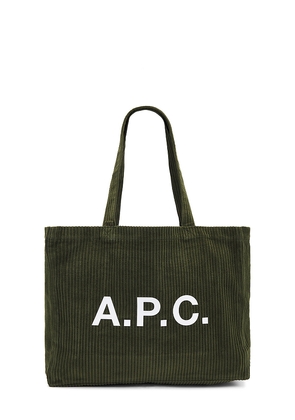 A.P.C. Shopping Diane in Green.
