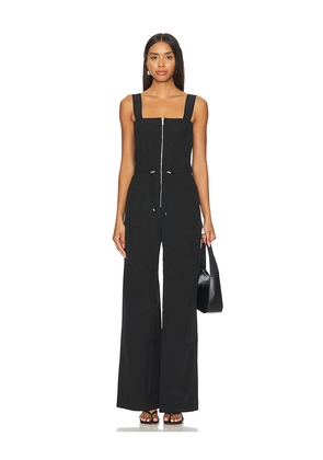 Amanda Uprichard Milo Jumpsuit in Black. Size L. Also in S.