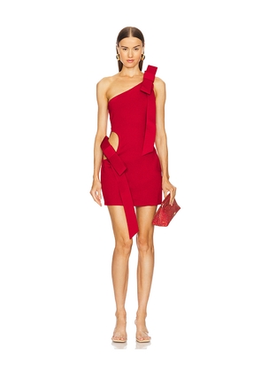 Cult Gaia Blendie Knit Dress in Burgundy. Size M. Also in S.