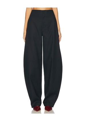 EAVES Mai Sculptural Compact Suiting Pant in Black. Size L. Also in XS.