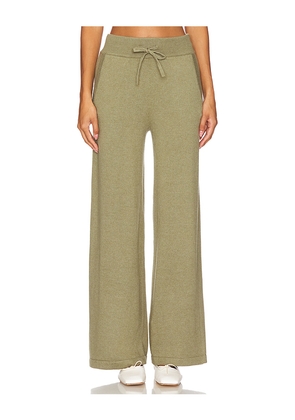 eberjey Recycled Sweater Pant in Olive. Size M. Also in S.