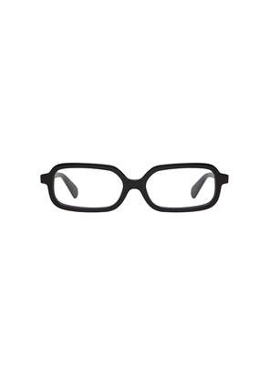 Elisa Johnson Millie Eyeglasses in Black.