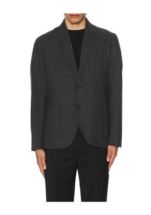 Club Monaco Wool Houndstooth Blazer in Black. Size 38. Also in 40.