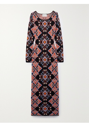 Cara Cara - Rianna Jacquard-knit Midi Dress - Black - x small,small,medium,large,x large