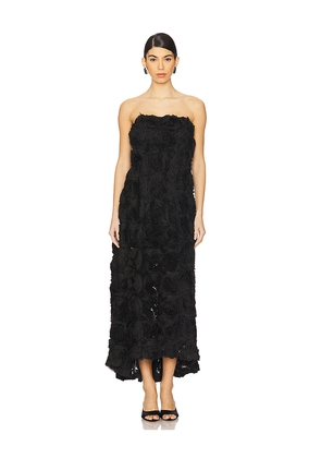 ELLIATT Selena Maxi Dress in Black. Size L. Also in S.