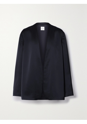 LESET - Barb Satin Blazer - Blue - x small,small,medium,large,x large