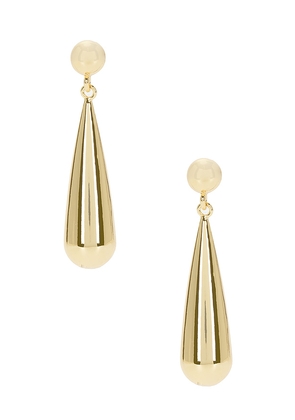 BaubleBar Kallen Earrings in Metallic Gold.