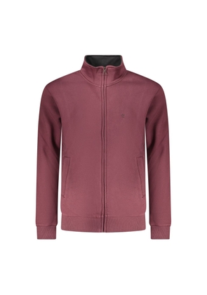 Coveri Moving Rosso Cotton Men Sweatshirt - M