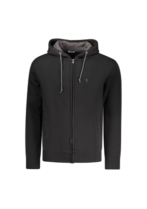 Coveri Moving Black Cotton Men Sweatshirt - M