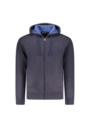 Coveri Moving Blue Cotton Men's Sweatshirt - M