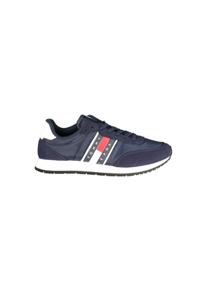 Tommy Hilfiger Blue Polyurethane Men Sneaker - EU40/US7