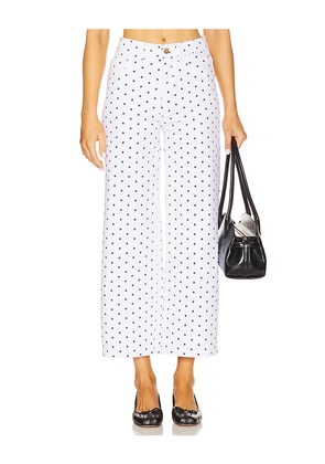 DL1961 Hepburn High Rise Wide Leg Jeans in White. Size 26. Also in 28, 29.