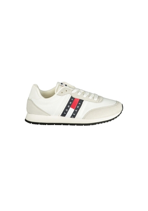 Tommy Hilfiger White Polyurethane Men Sneaker - EU40/US7